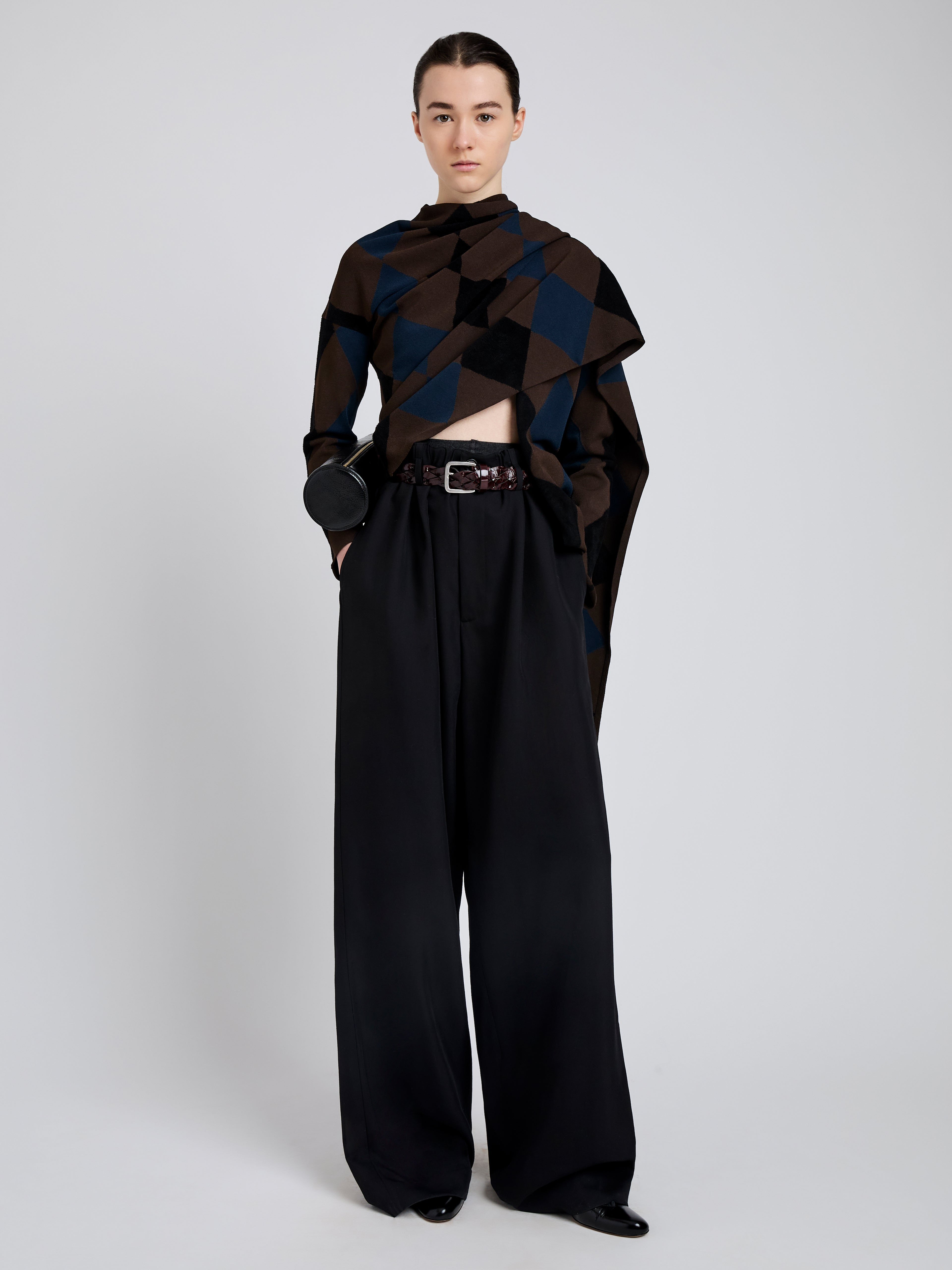 Salome Pant in Classic Twill - 2