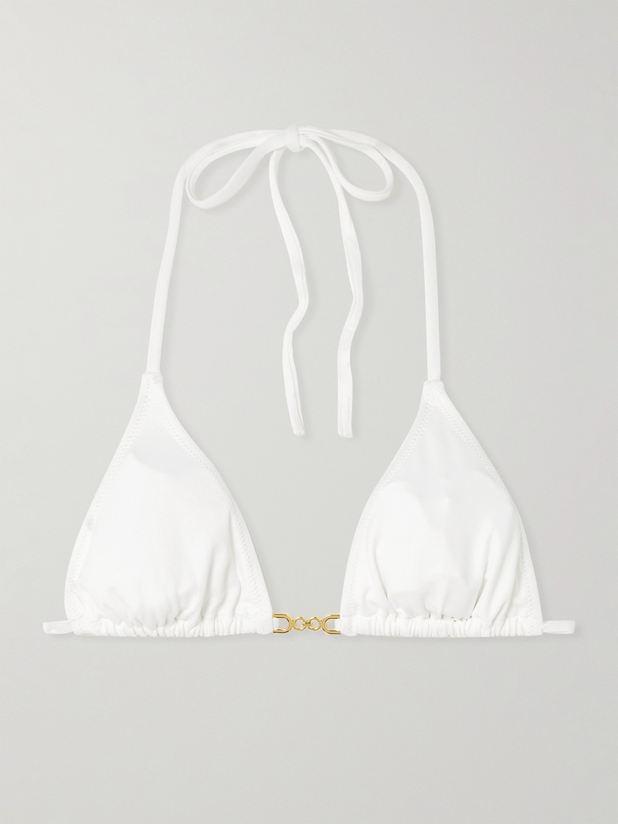 Monza Chain-embellished Triangle Bikini Top - 1