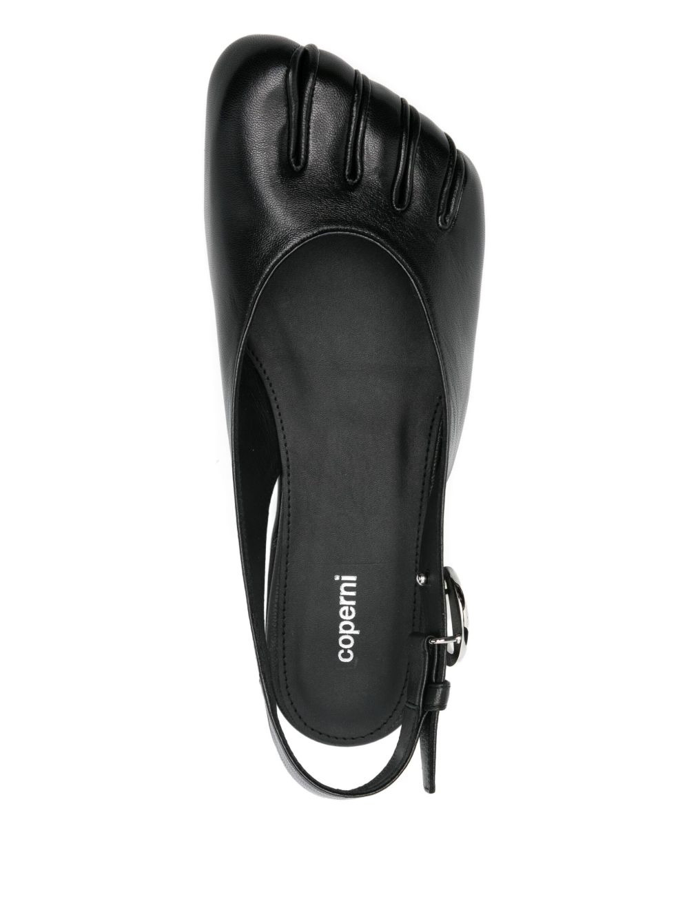 slingback toe-cap pumps - 4