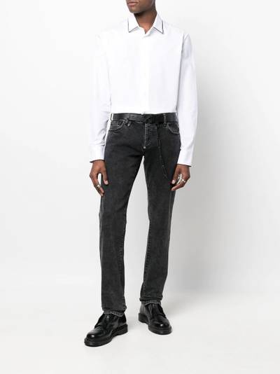 PHILIPP PLEIN straight-cut leg denim trousers outlook