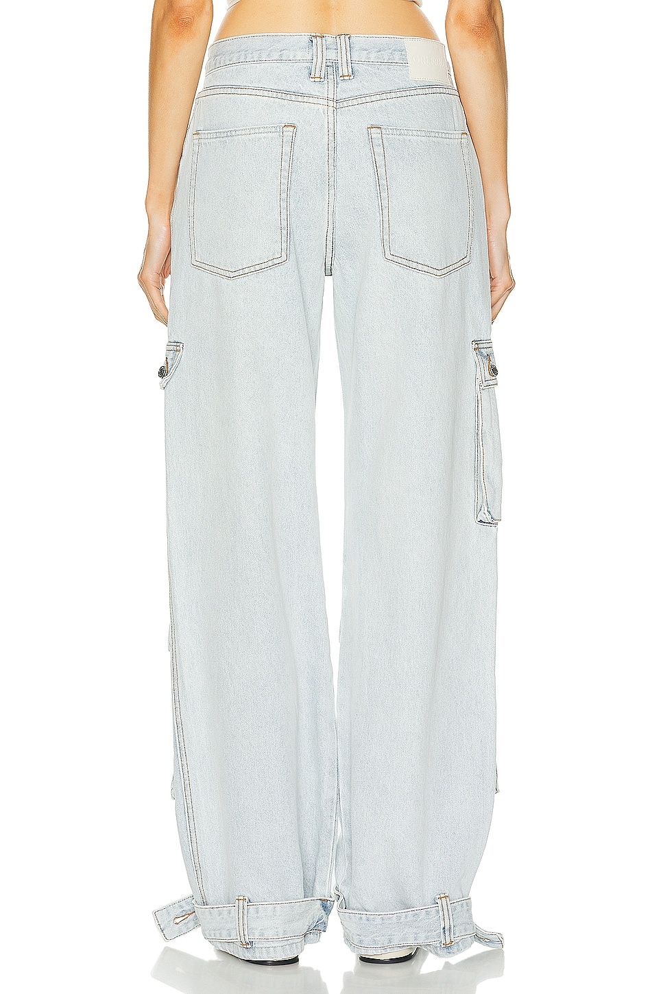 Lara Low Rise Wide Leg Cargo - 4