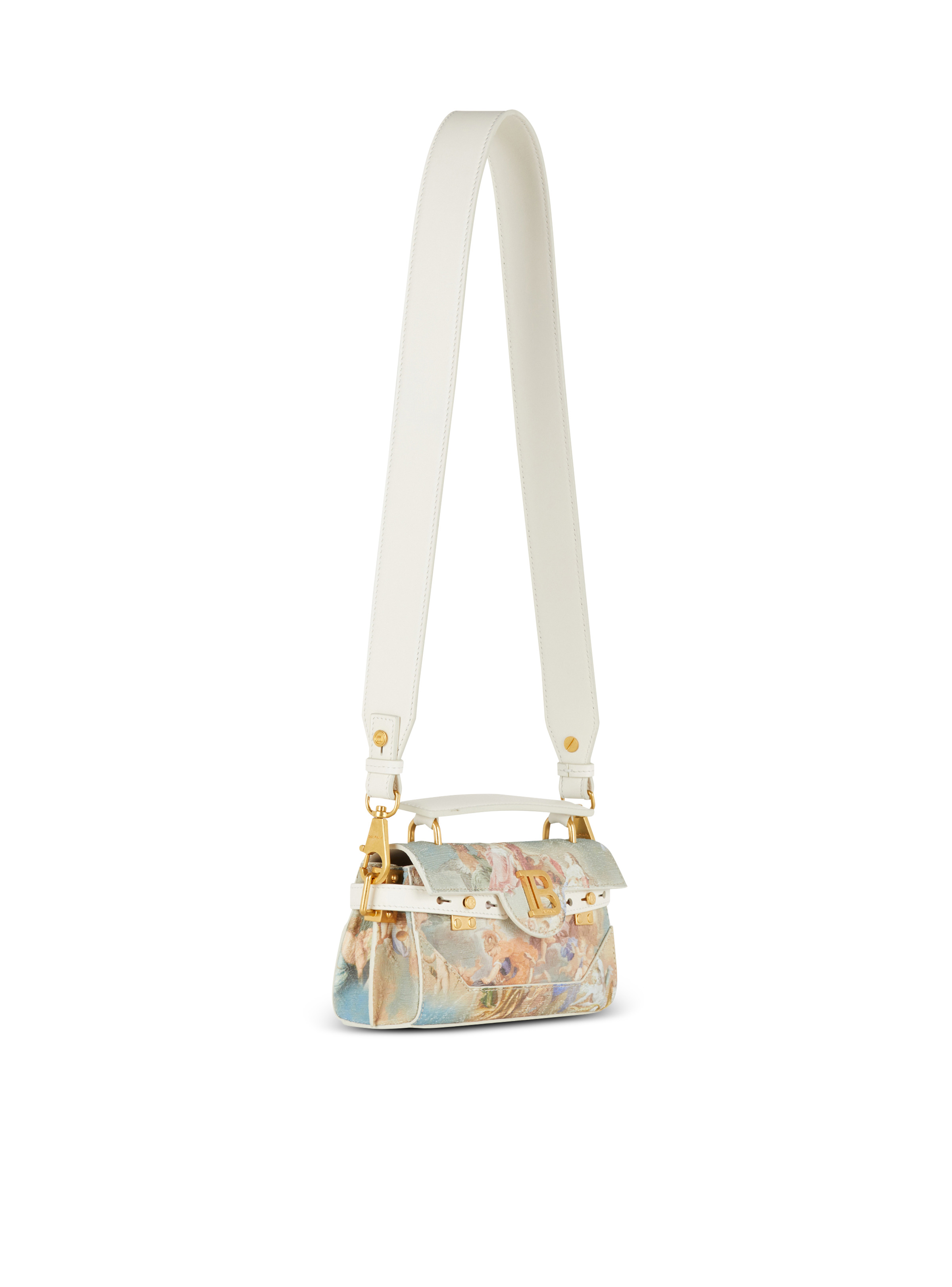 B-Buzz 19 bag in Sky print canvas with leather details - 2