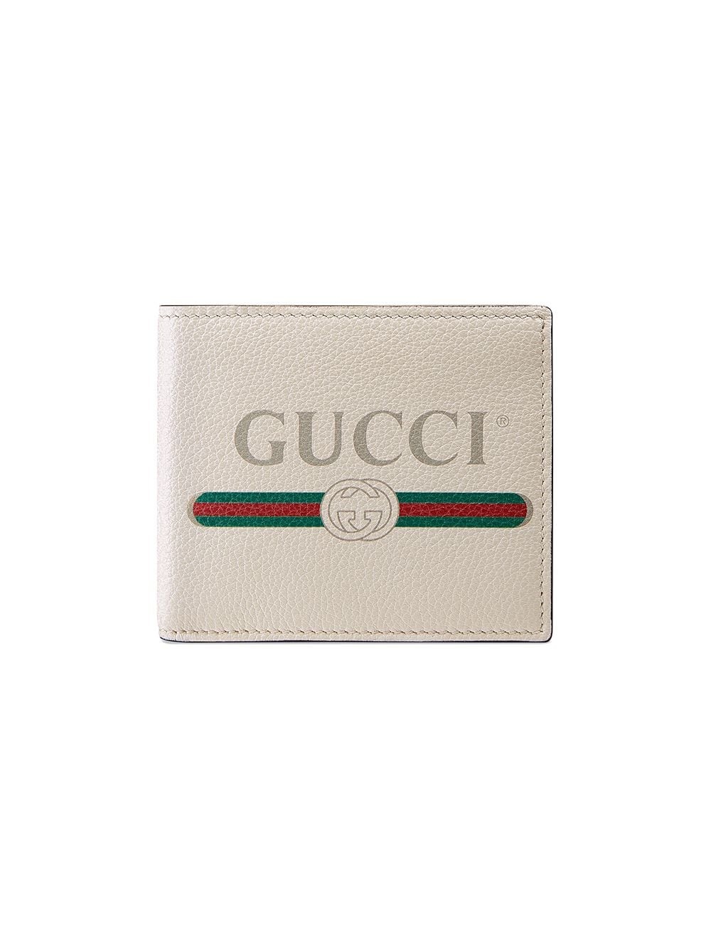 Gucci Print leather bi-fold wallet - 1