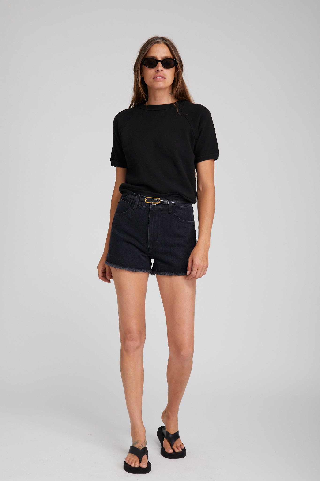 JONES DENIM CUT OFF SHORTS - 3