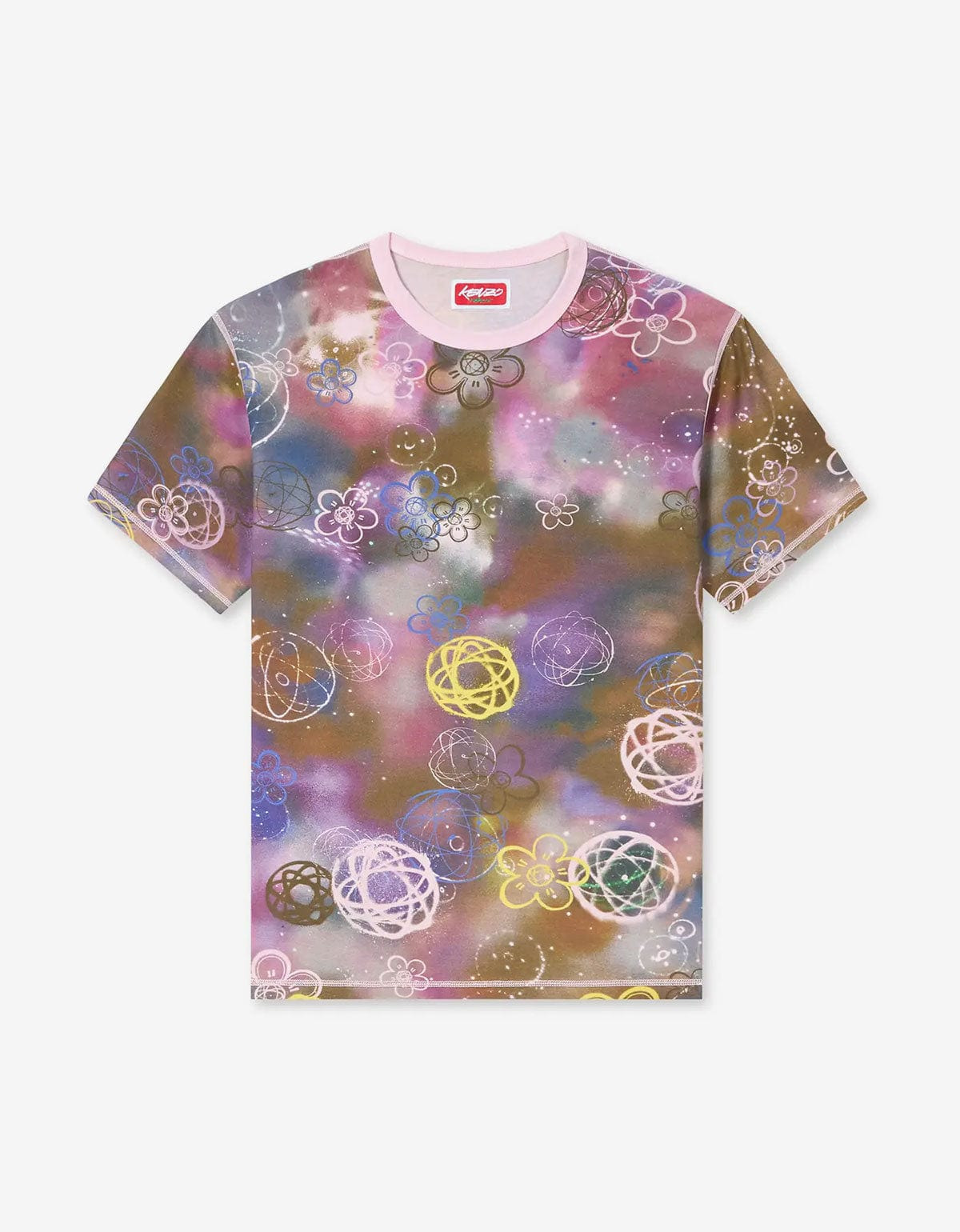 Kenzo x Futura 2000 Pink Reversible T-Shirt - 3
