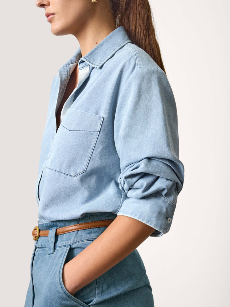 BROCHU WALKER The Pia Denim Shirt outlook