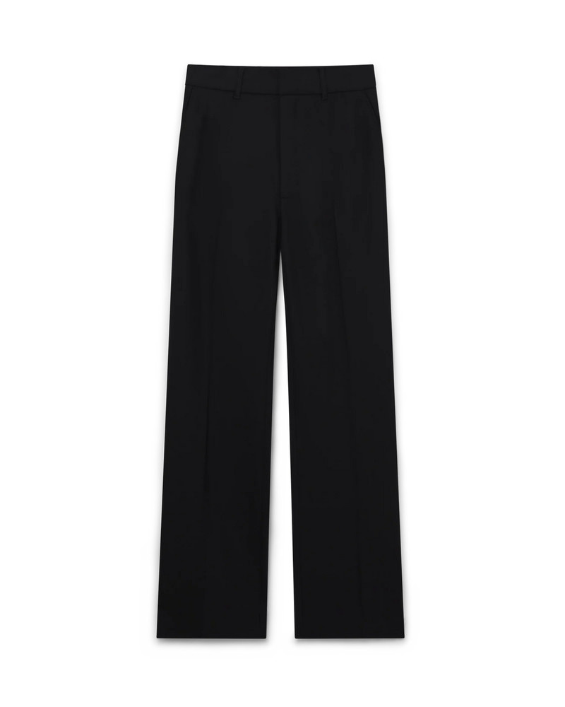 Straight Leg Wool Trousers 1