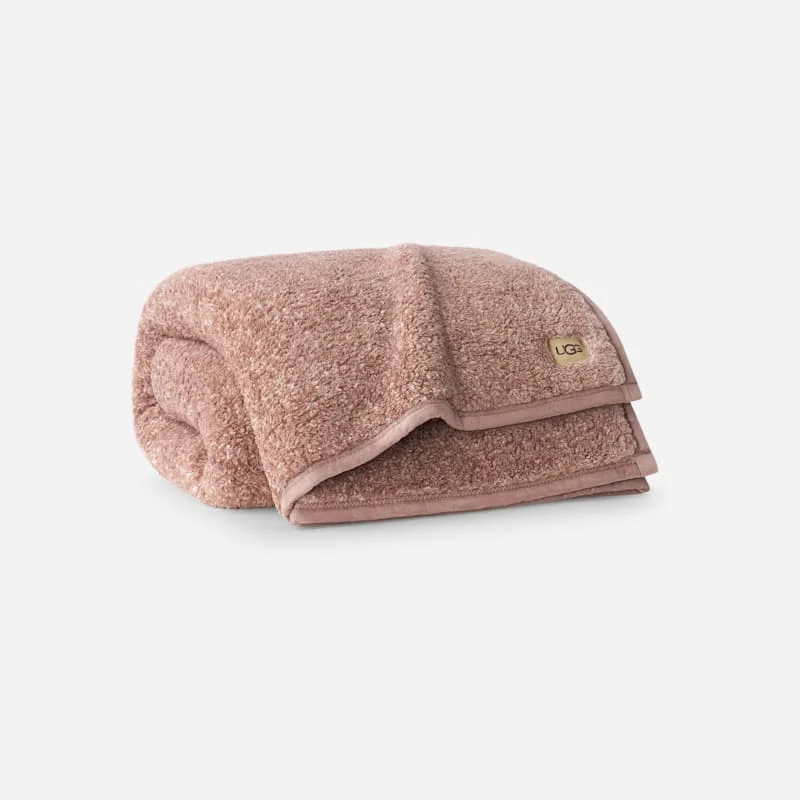 Classic UGG®fluff Throw 50" x 70" Polyester Blankets in Rosewood - 1