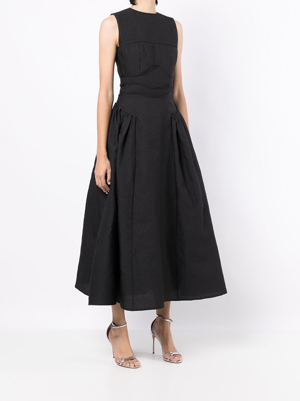 Sophia textured sleeveless dress - 3