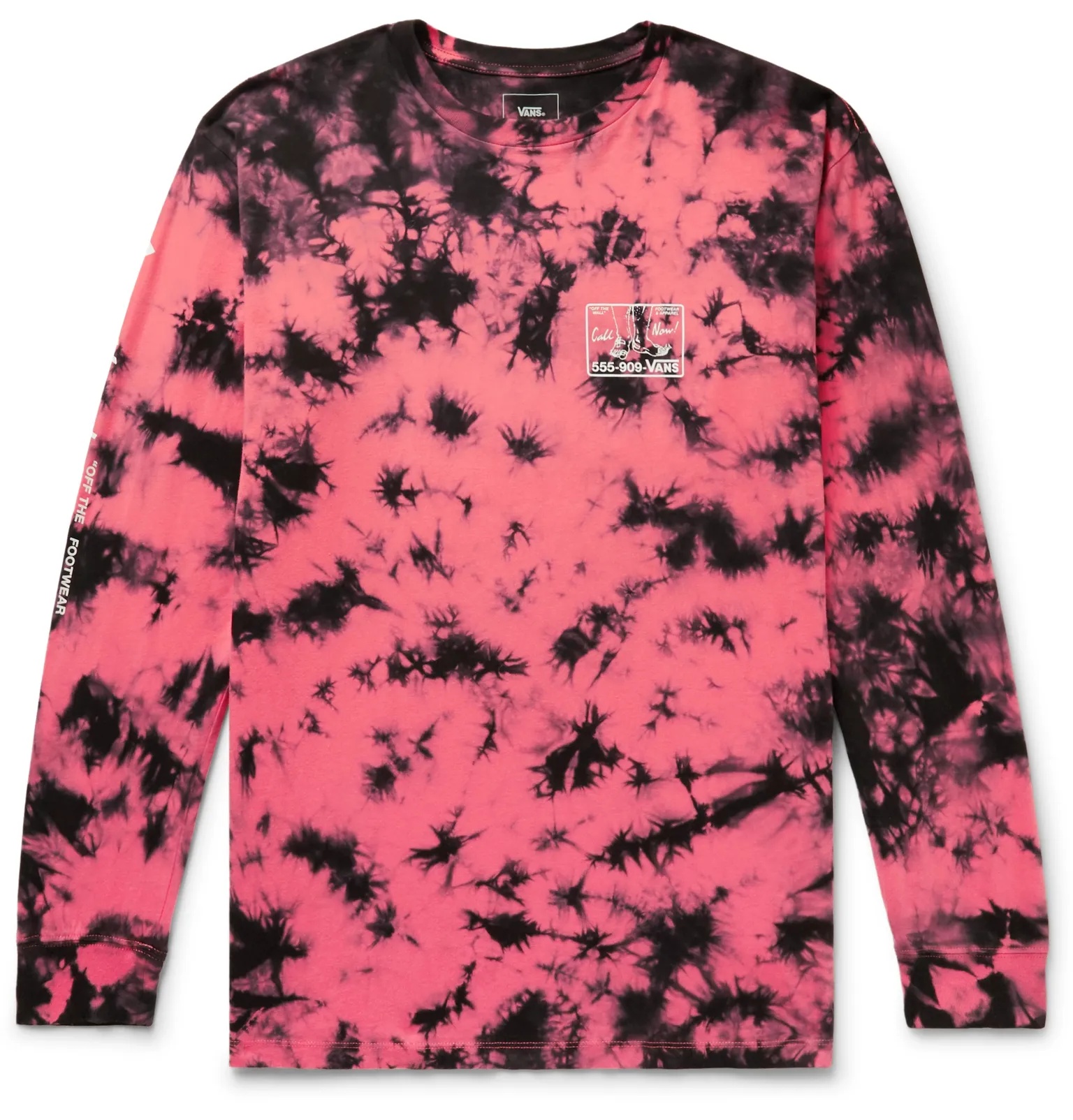 Man I Need Vans Logo-Print Tie-Dyed Cotton-Jersey T-Shirt - 1