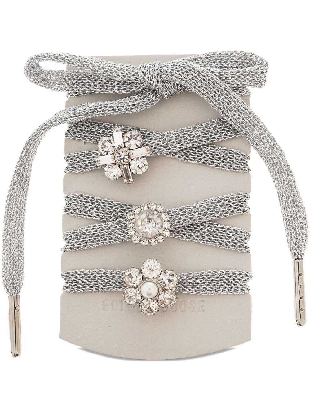 crystal-appliqué shoelaces - 1