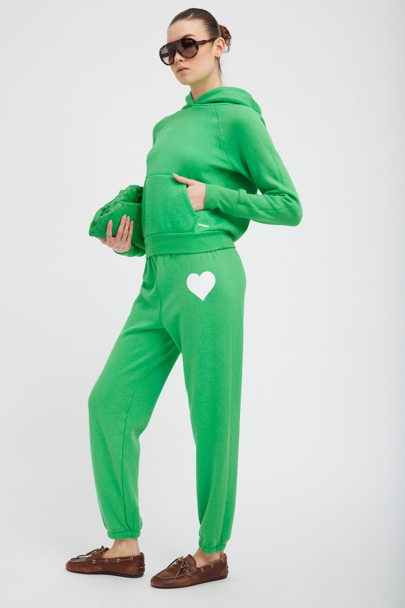 BRIGHT GREEN SHRUNKEN HOODIE - 3