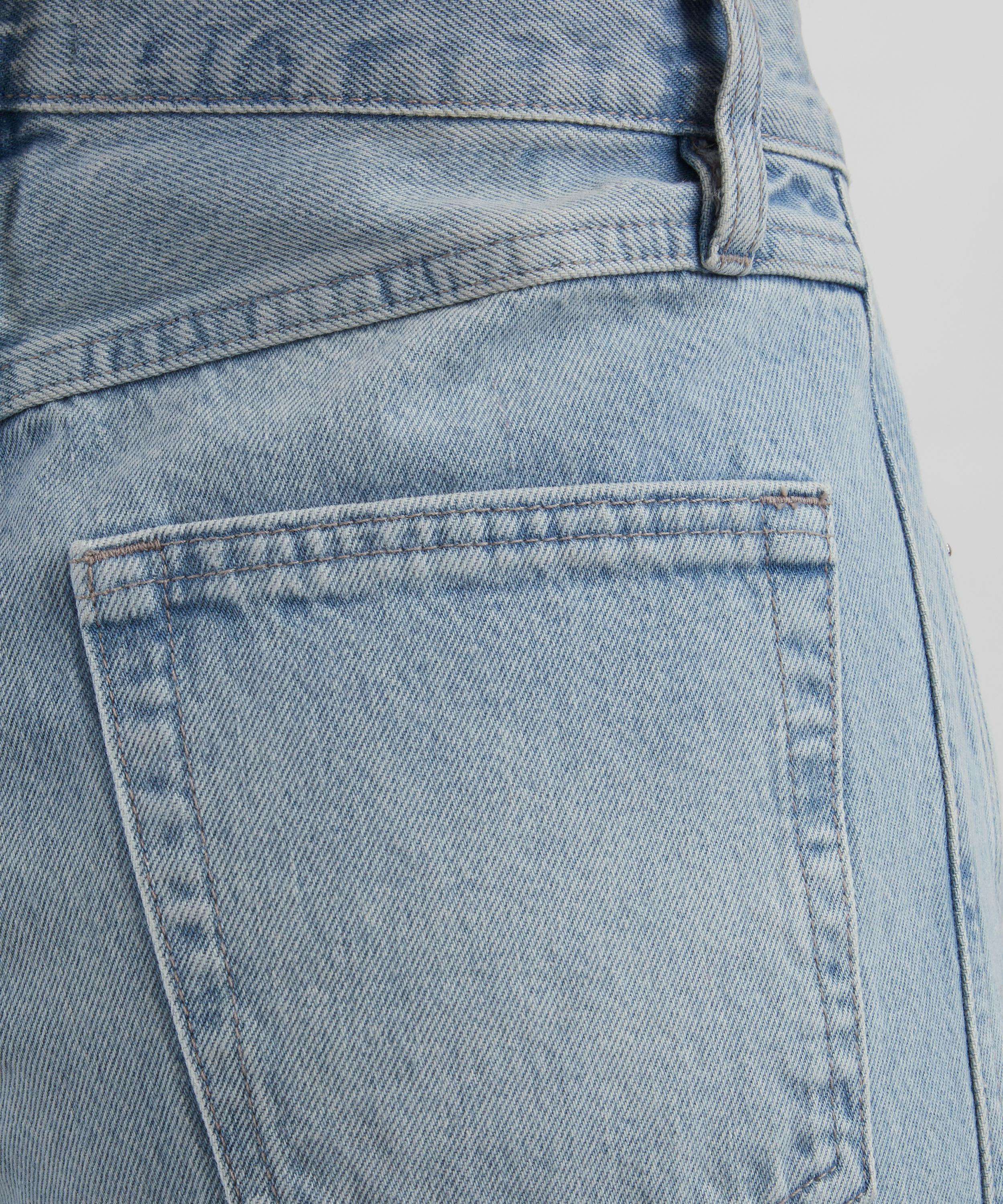 The Twisted High-Rise Barrel Jeans in Never - 5