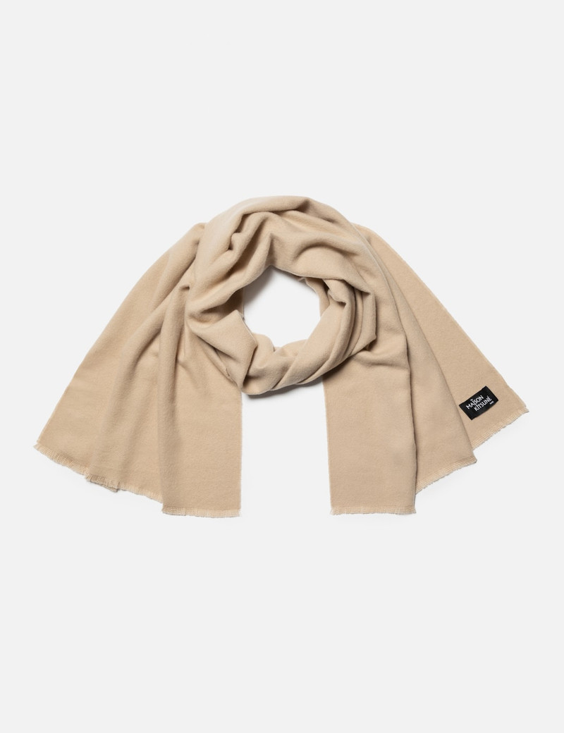 WOOL FRINGE SCARF 1