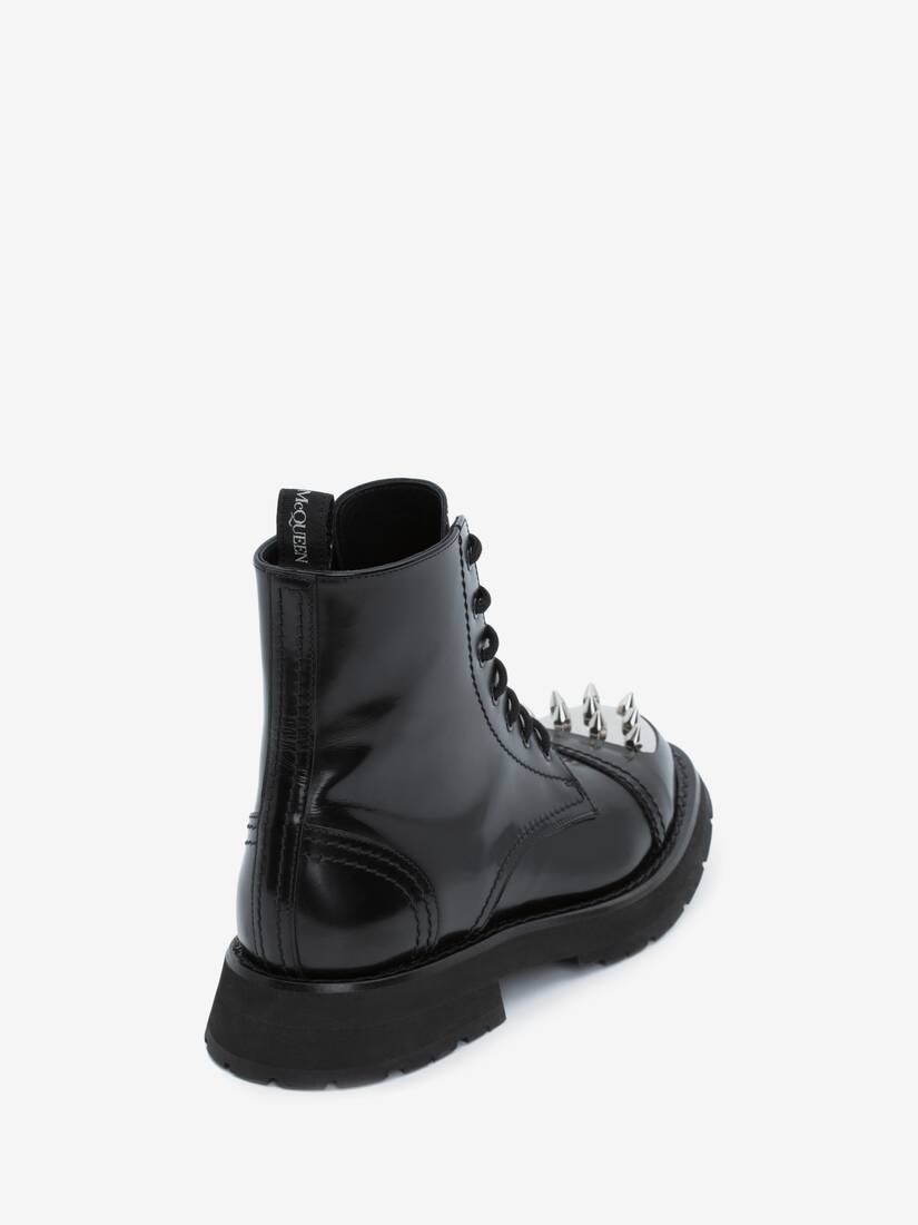 Punk Stud Boot in Black/silver - 3