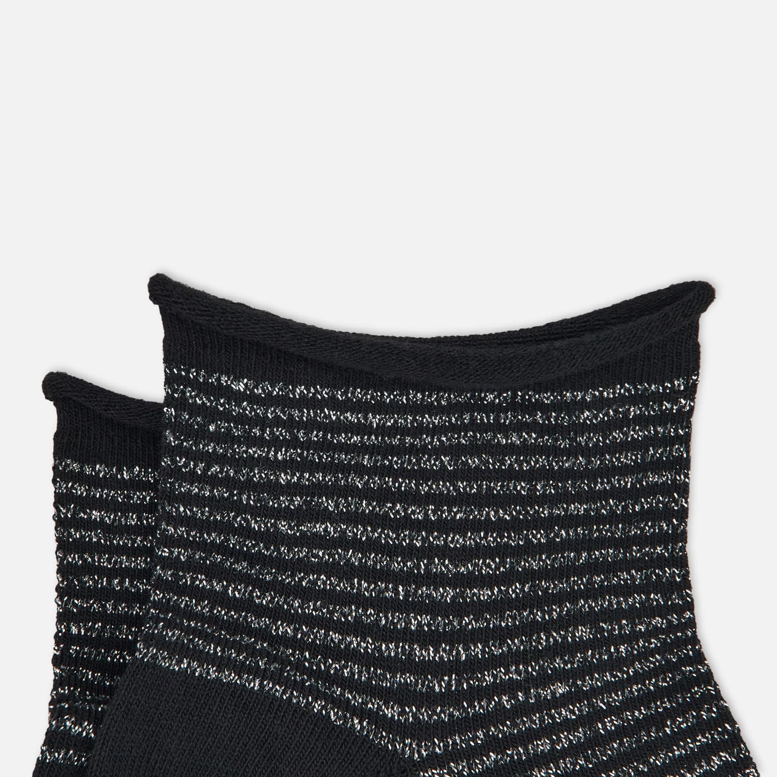 Socks Black Silver - 2