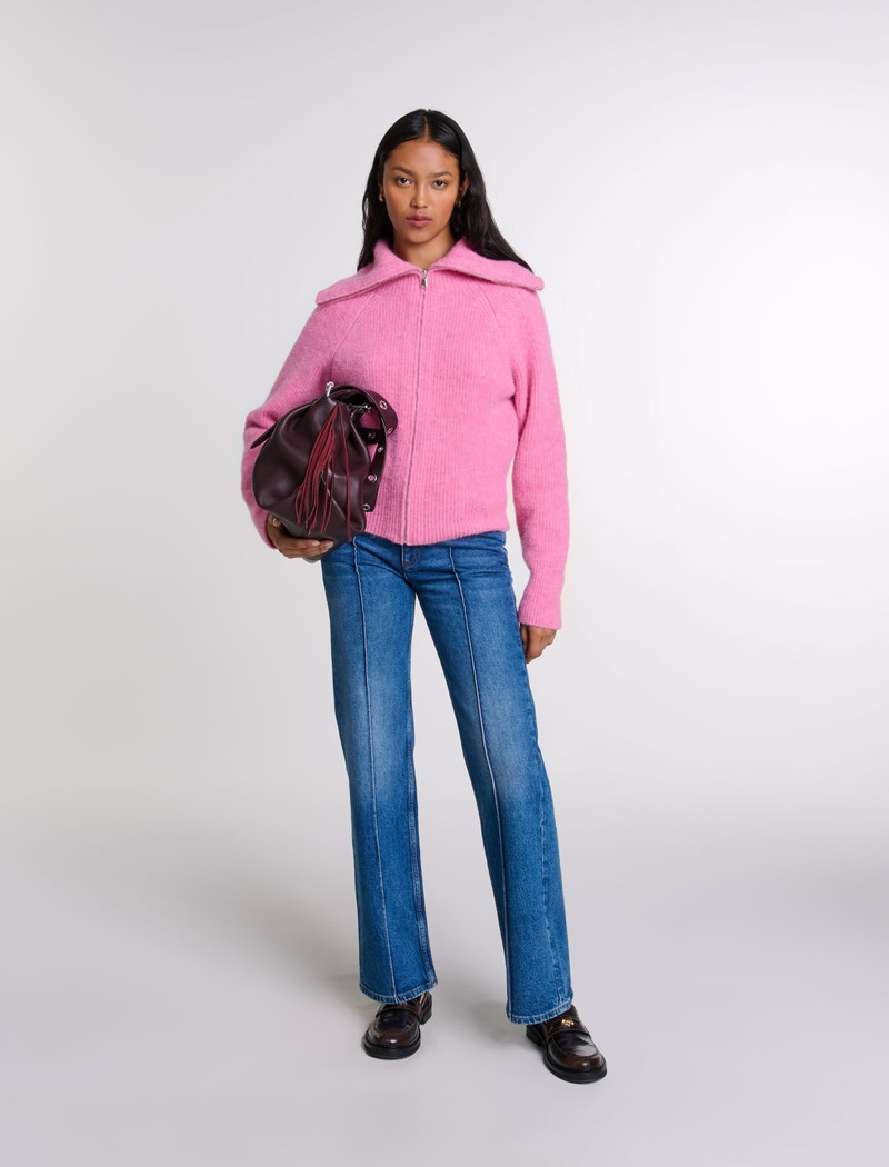 maje Wool-blend cardigan outlook