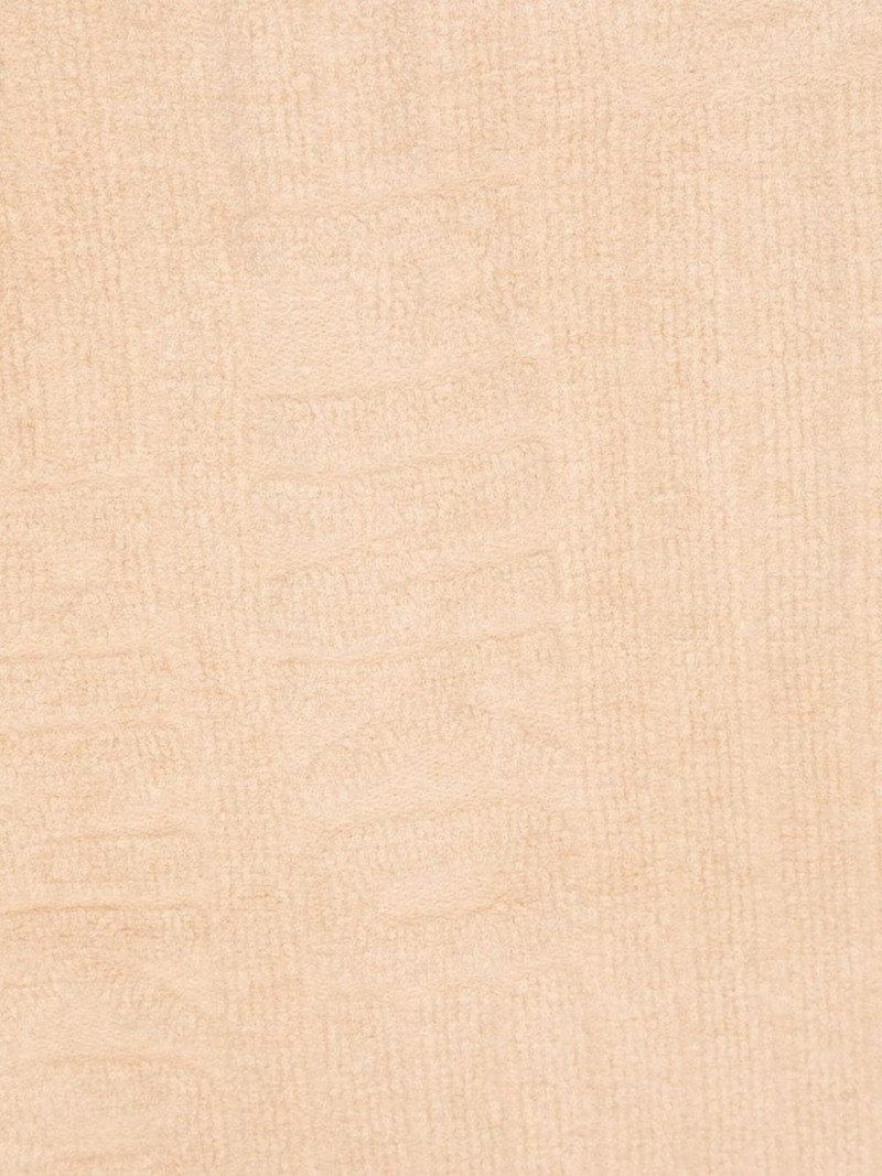 PINKO logo-jacquard terry-cloth scarf outlook