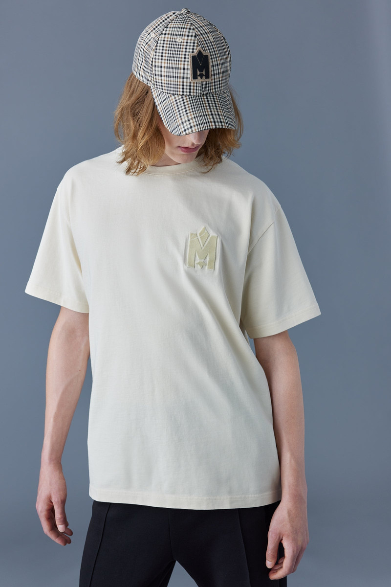 MACKAGE ANDERSON Baseball cap with velvet logo outlook