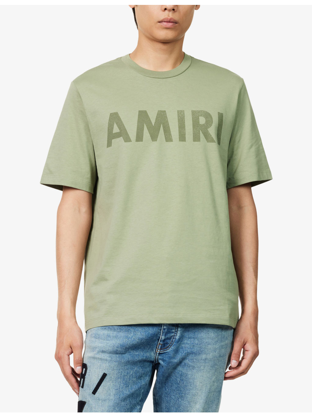 Stencil Logo-Print Cotton-Jersey T-shirt - 3