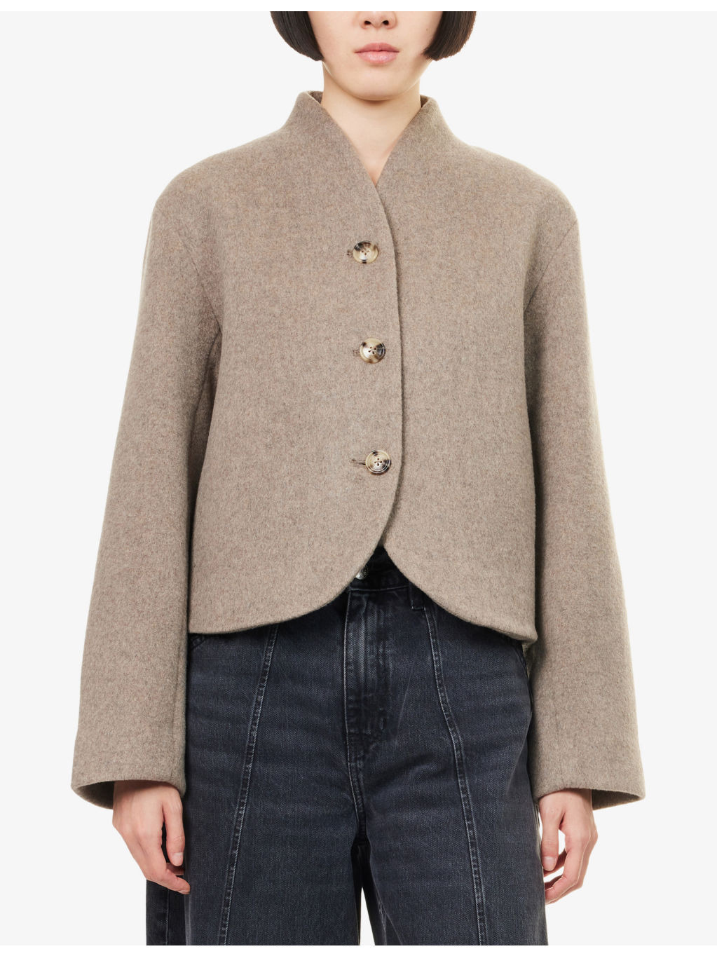Owen Boxy-Fit Wool-Blend Jacket - 3