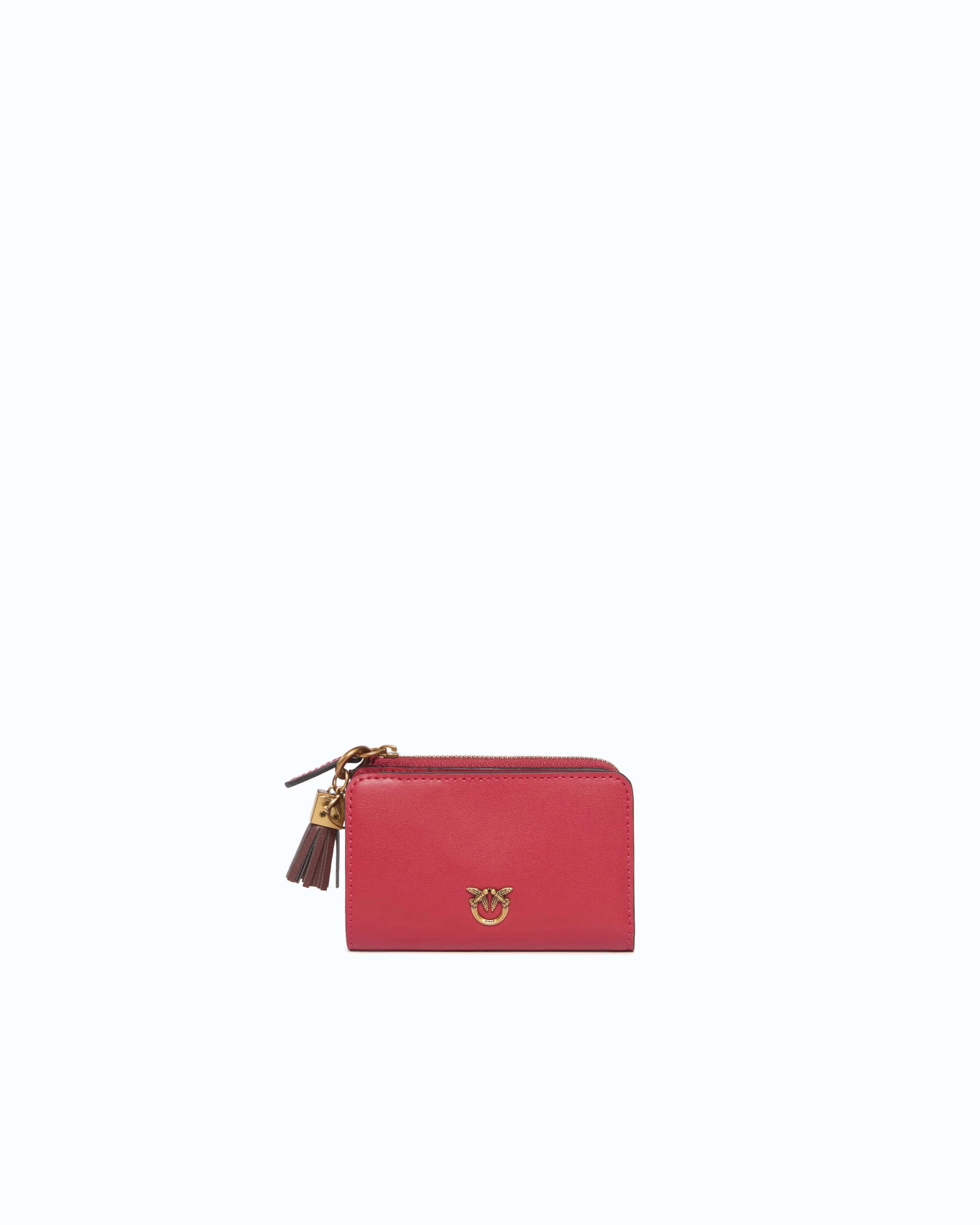 MINI LEATHER WALLET WITH TASSEL - 1