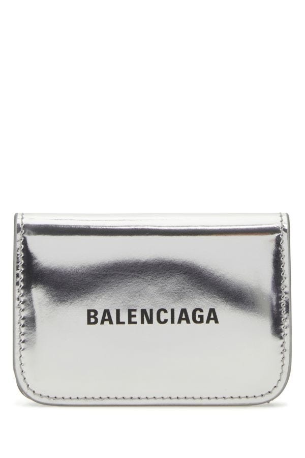 Silver leather wallet - 1