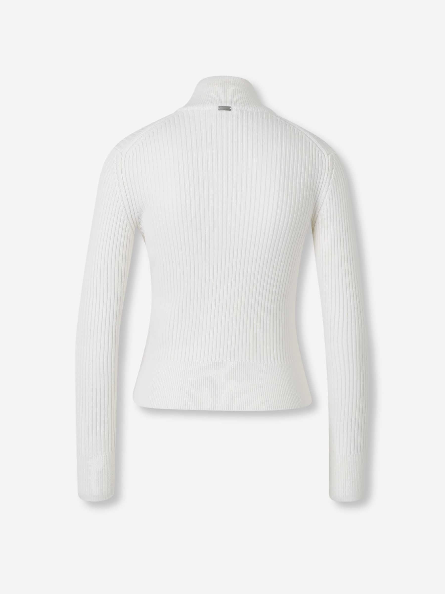 WOOL ZIP CARDIGAN - 2