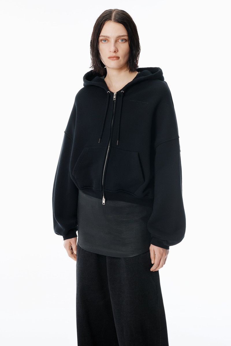 Black Veil Zip-Up Hoodie 3