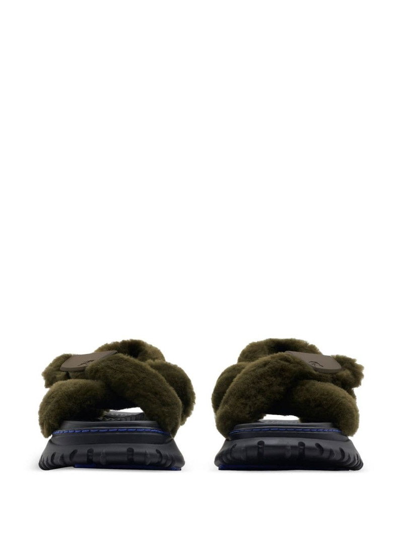 shearling pebble sandals 3
