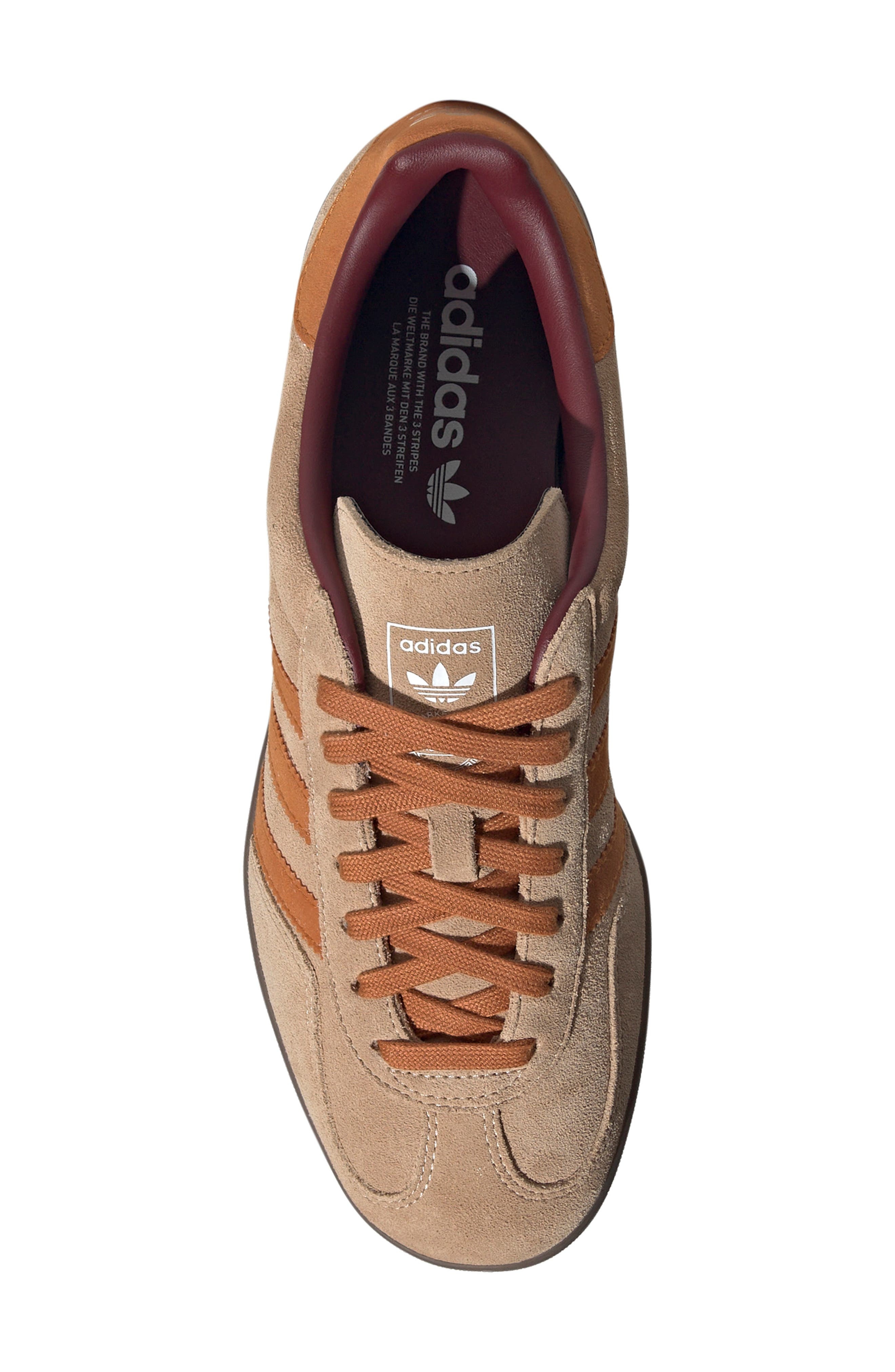 adidas Gazelle Indoor Sneaker in Sandstone/ochre/shadow Red at Nordstrom - 4