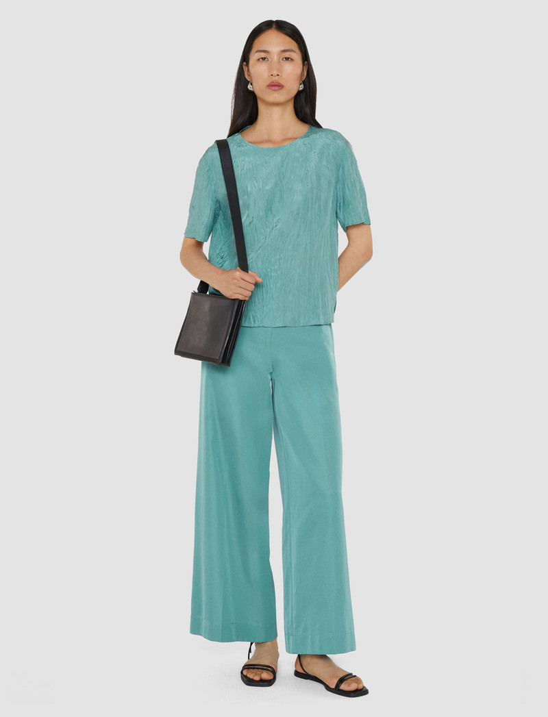 JOSEPH Thurlow Soft Cotton Silk Trousers outlook