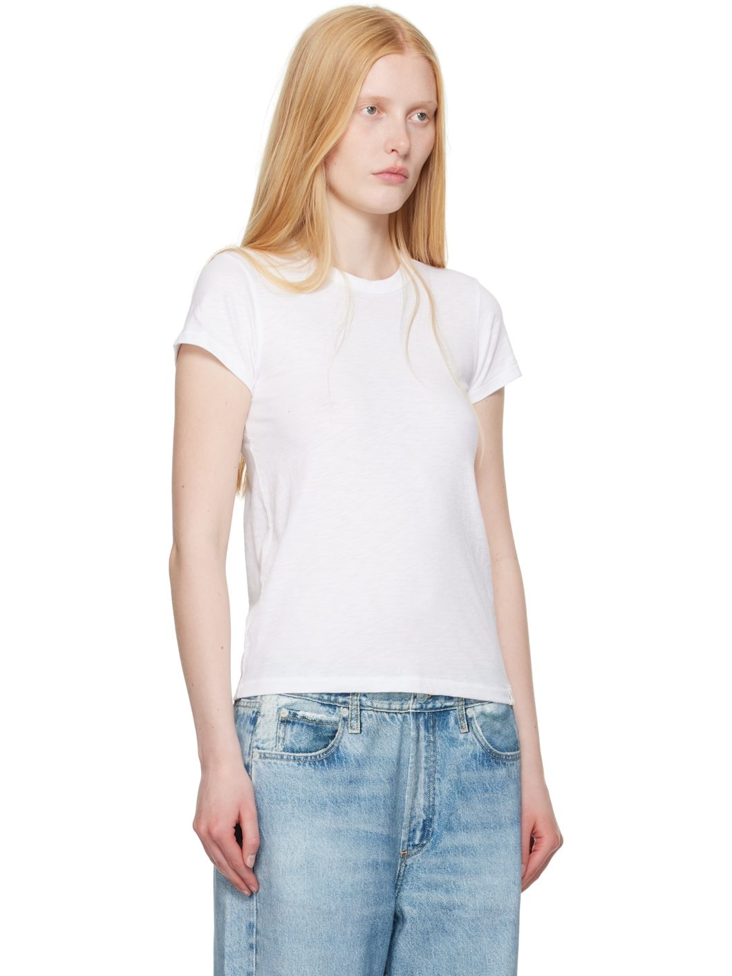 White 'The Slub' T-shirt - 2