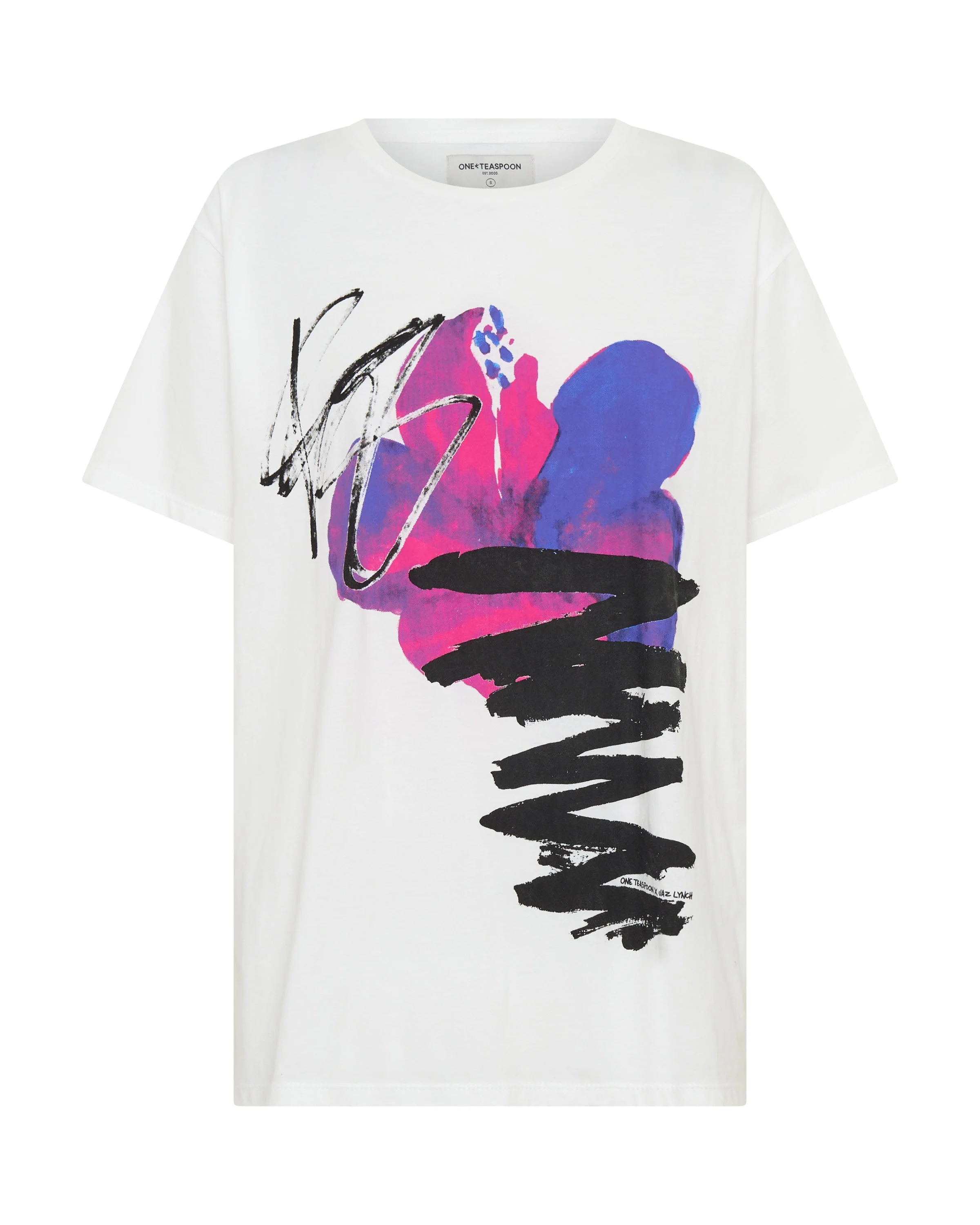 Art Boyfriend Tee - White - 1