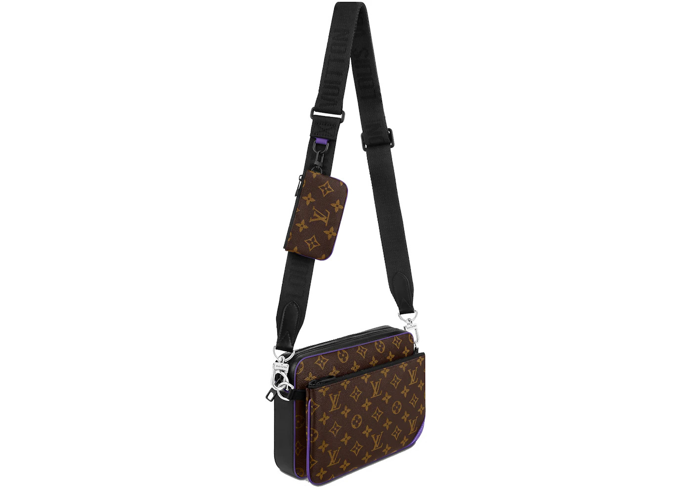 Louis Vuitton Trio Messenger Monogram Macassar Brown/Purple - 2