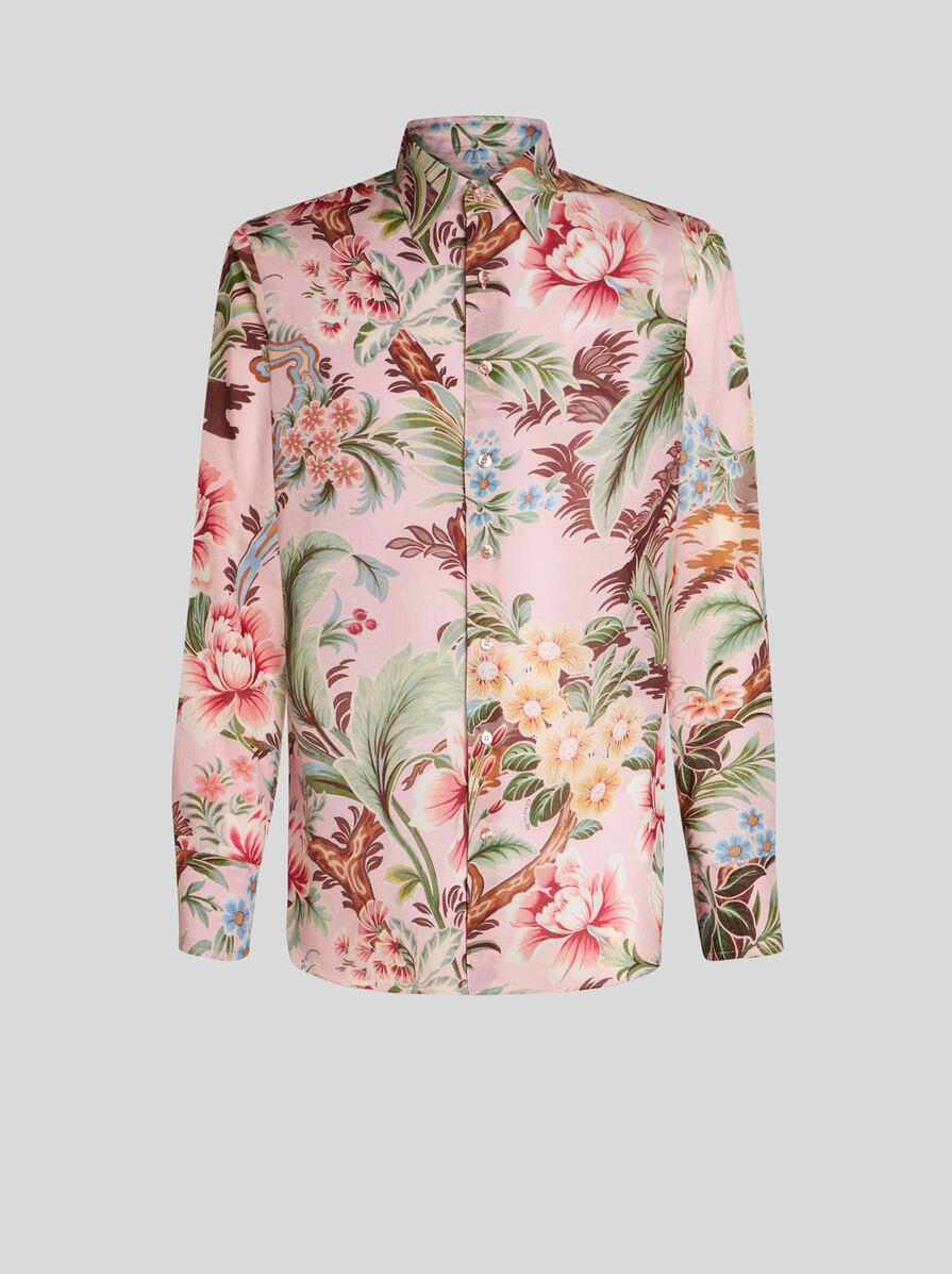 FLORAL COTTON SHIRT - 1