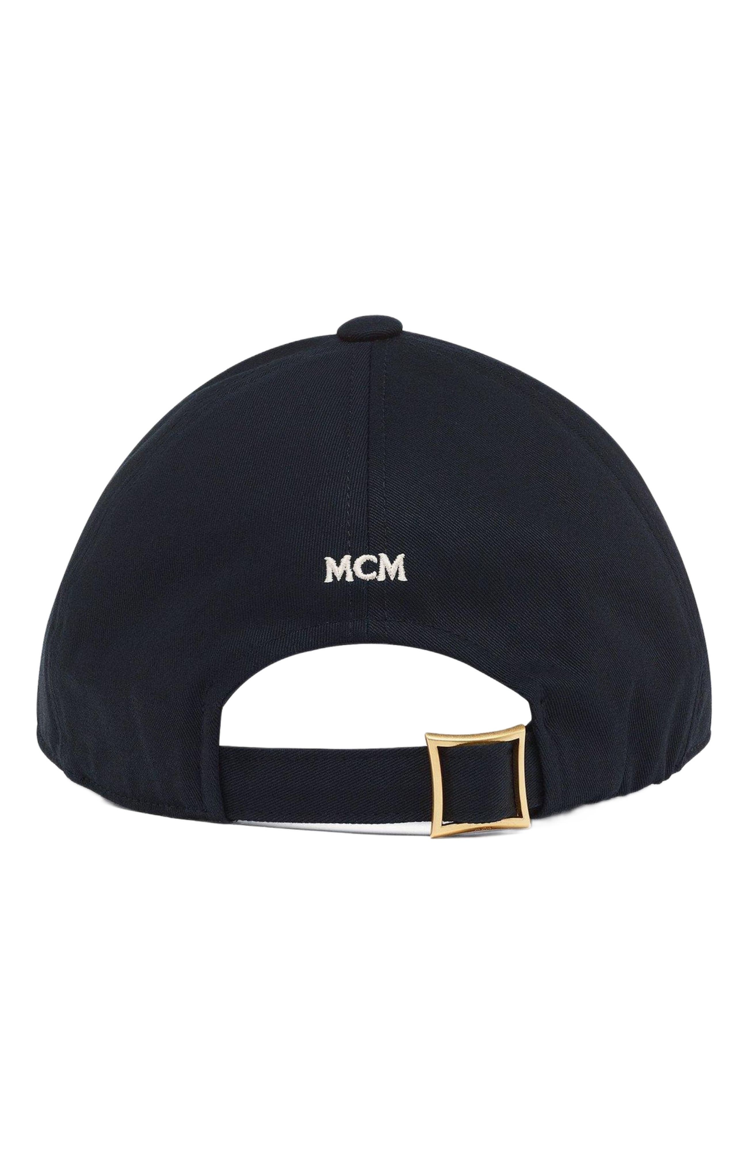 MCM Essential Logo Cap in Cotton Twill in Darknavy at Nordstrom - 2