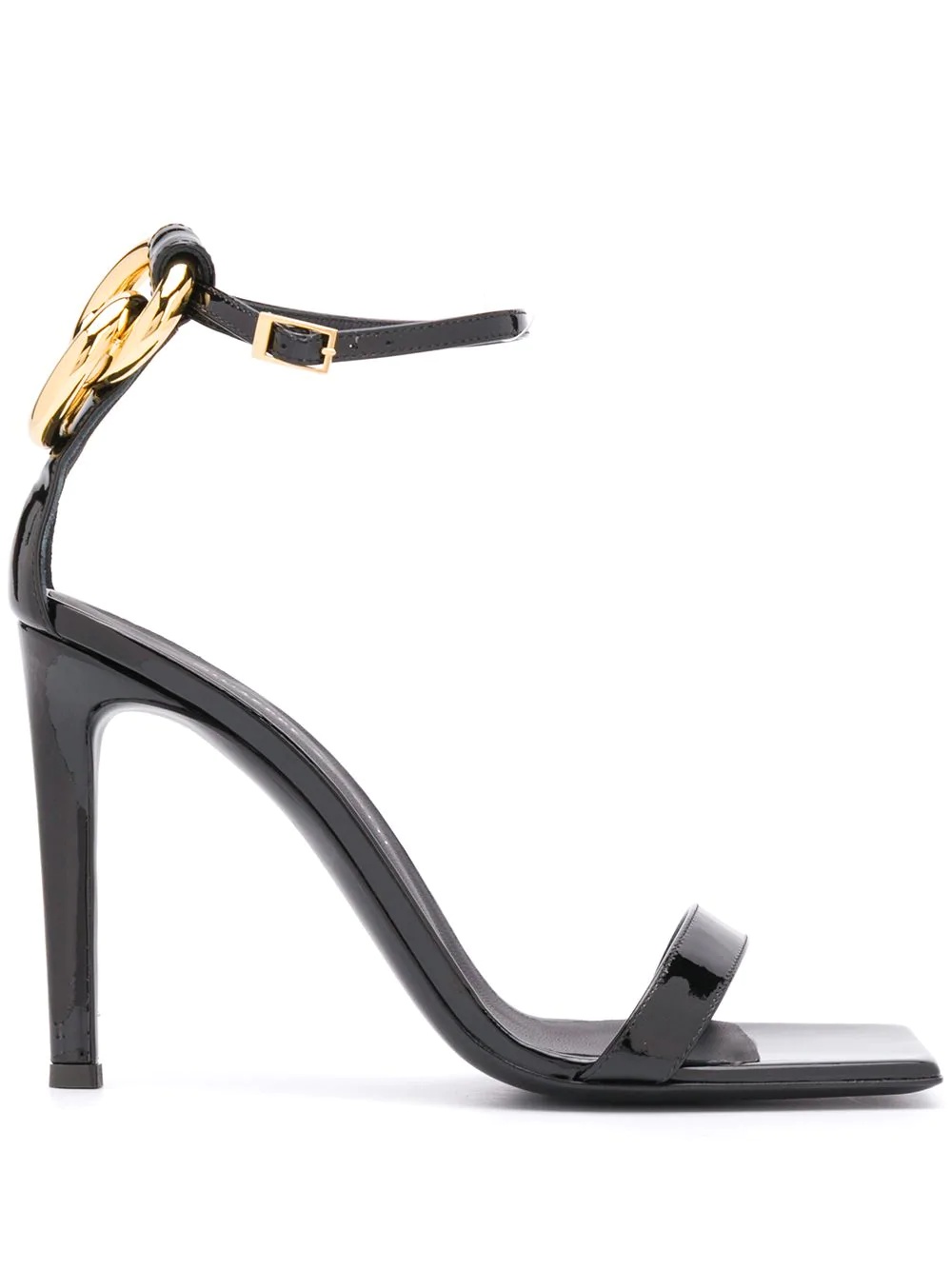 square toe ring sandals - 1