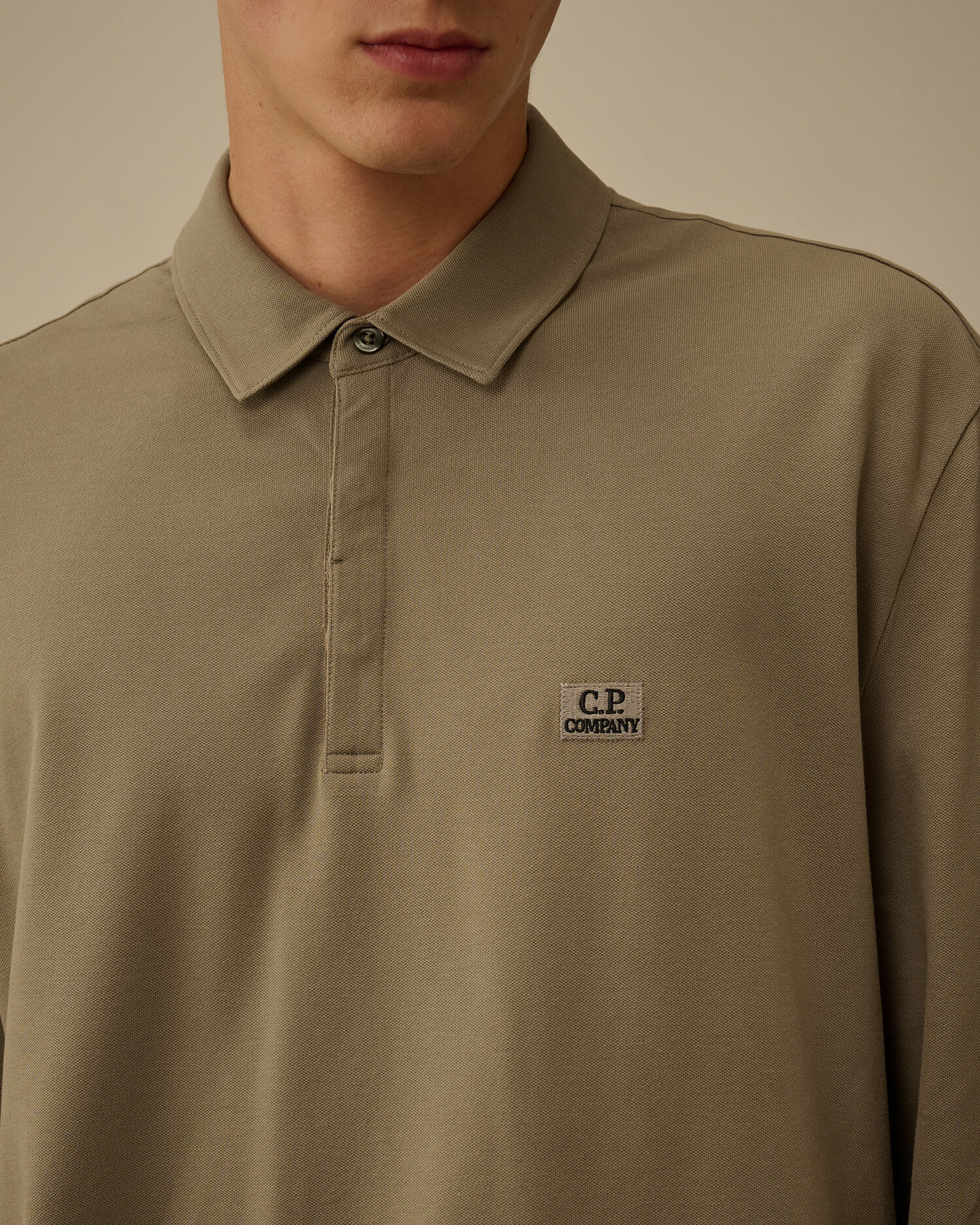 Stretch Piquet Long Sleeve Polo - 5