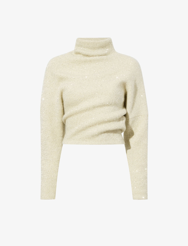 Technical Sequin Sweater 1