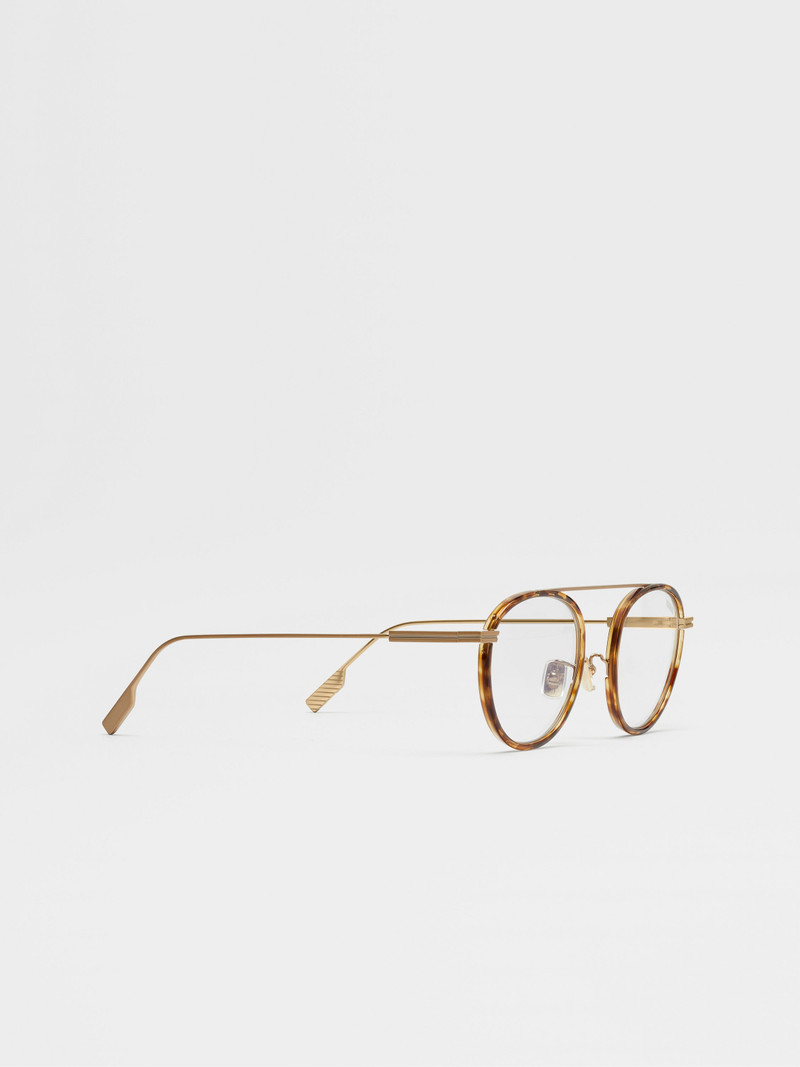 BROWN TITANIUM OPTICAL GLASSES 3