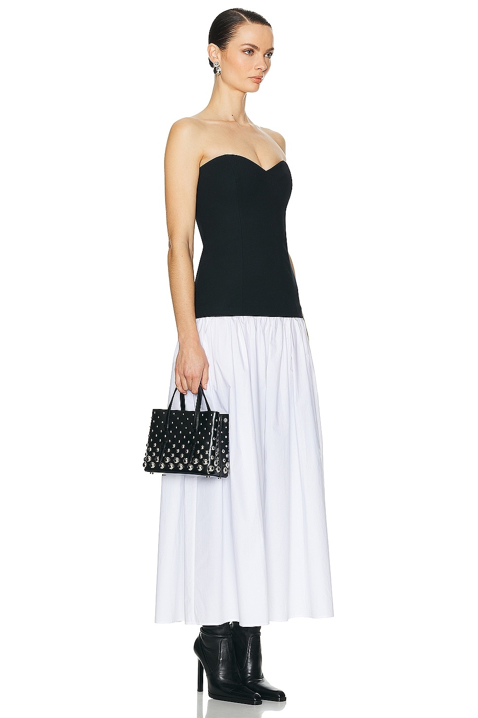 Faille Colorblock Midi Dress - 2