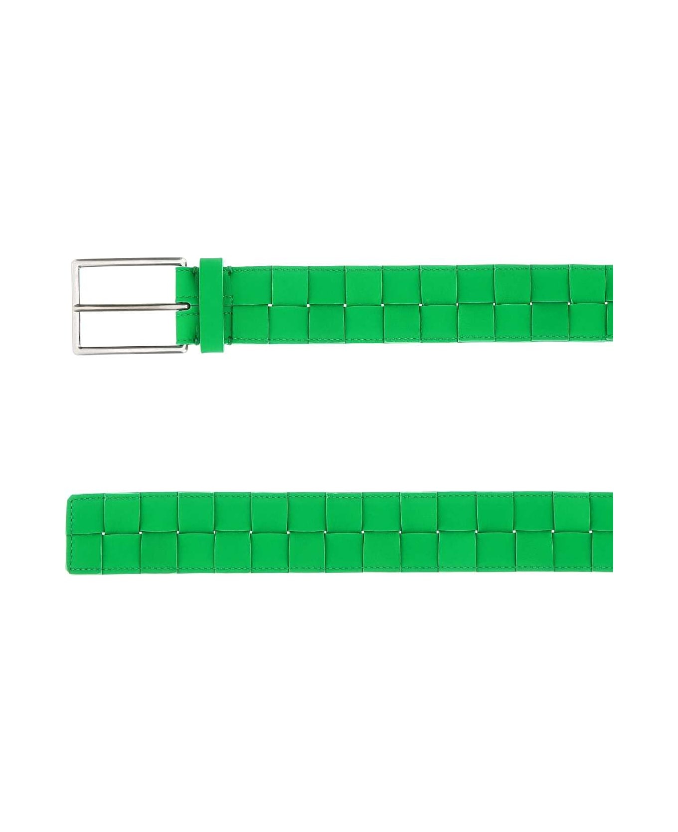 Green Leather Belt - 2