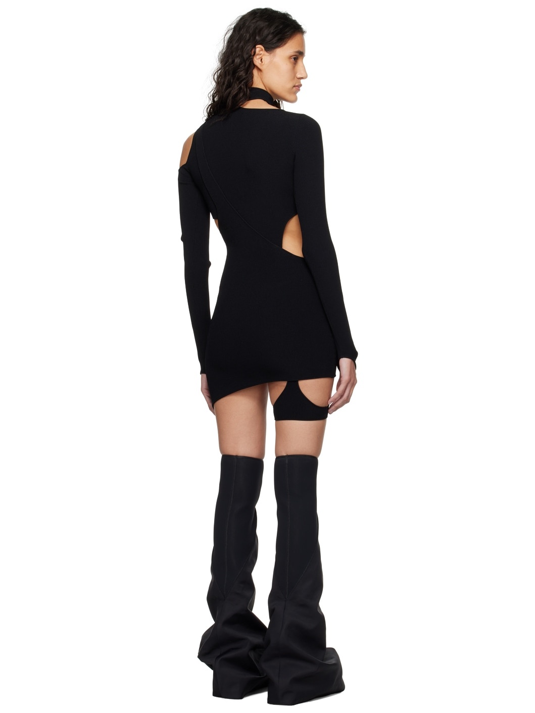 SSENSE Exclusive Black Minidress & Sweater Set - 3