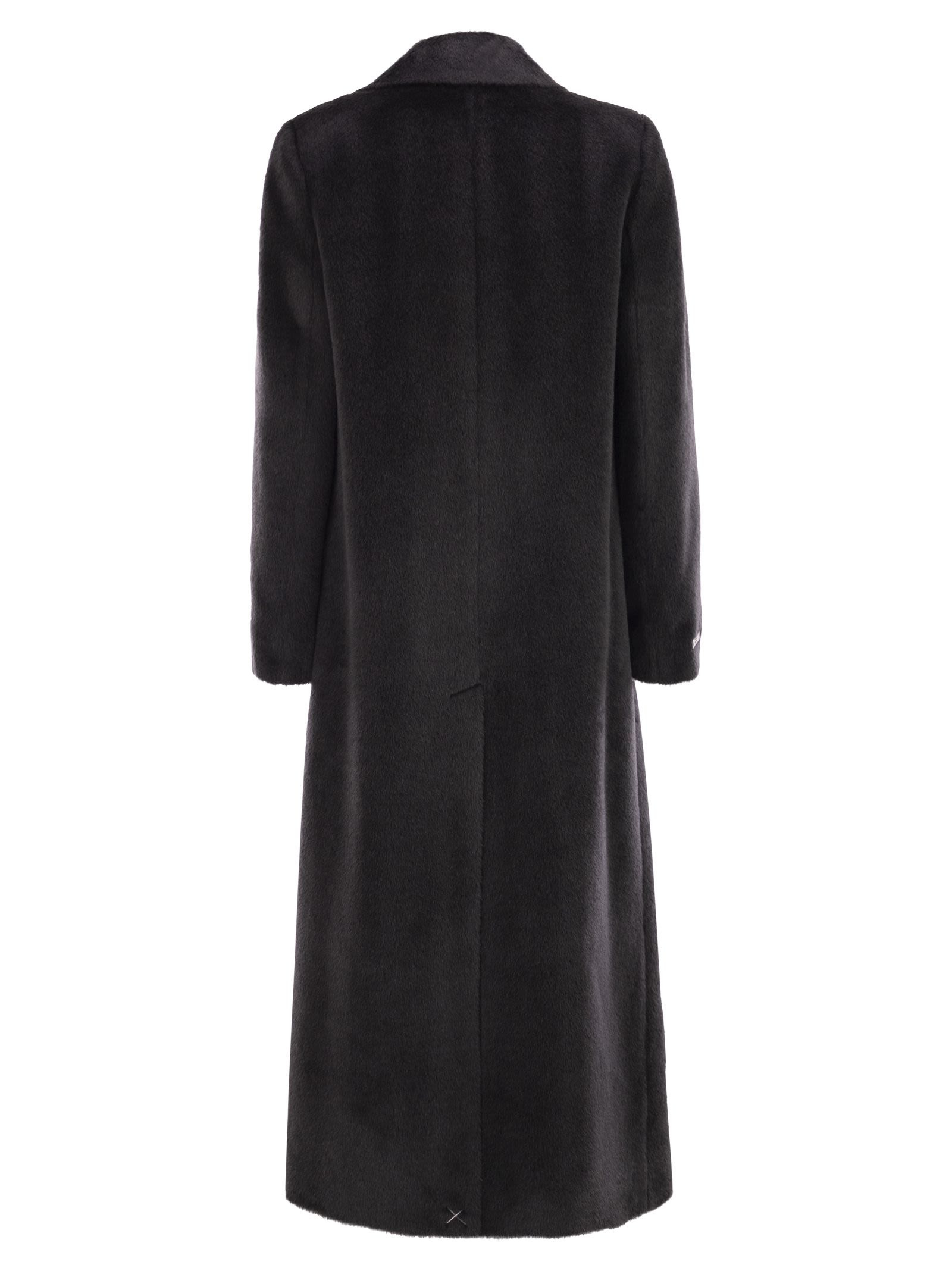 PESERICO - Peserico Women Long-Haired Coat In Alpaca And Wool - 2