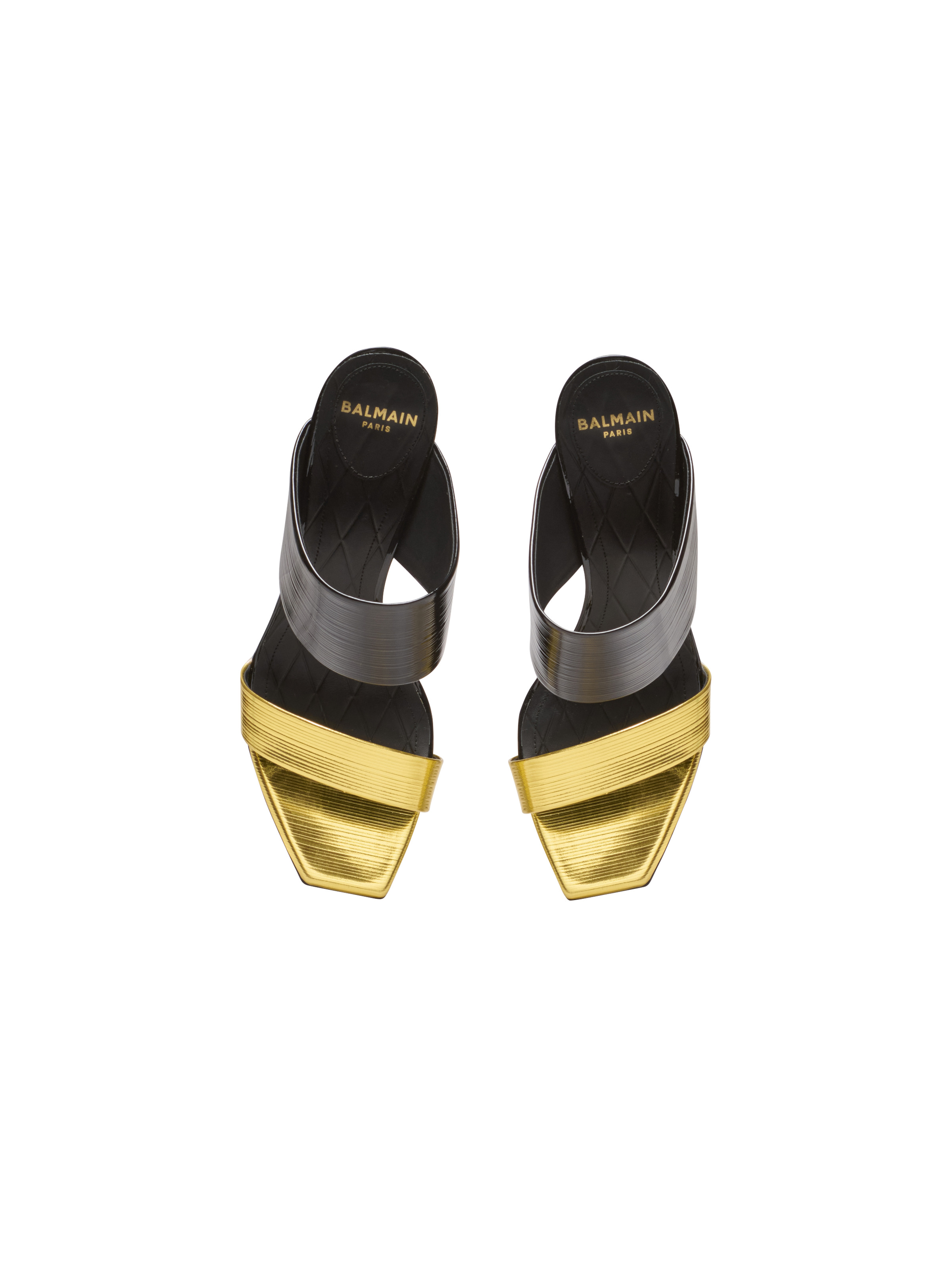 PB mules in striped leather - 3