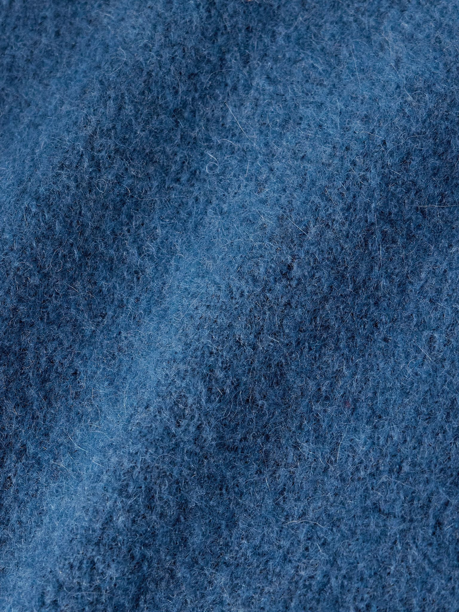 Tyler Alpaca-Blend Mock-Neck Sweater Blue - 4