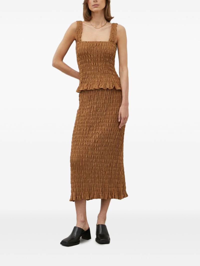 BY MALENE BIRGER ruffled midi skirt outlook