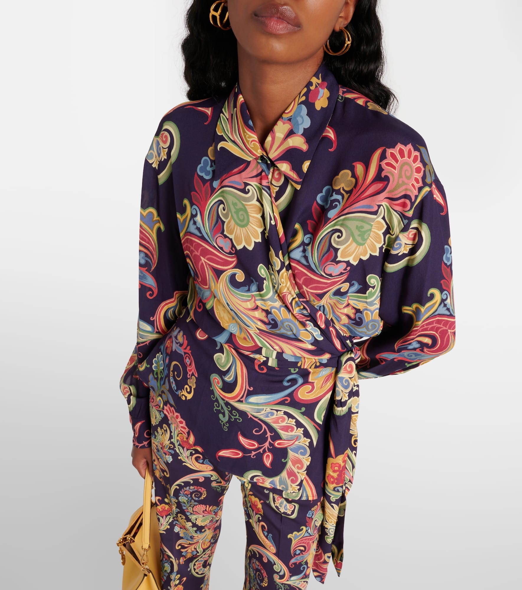 Printed wrap top - 4