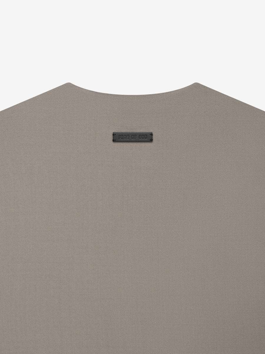 Wool Crepe Tee - 4